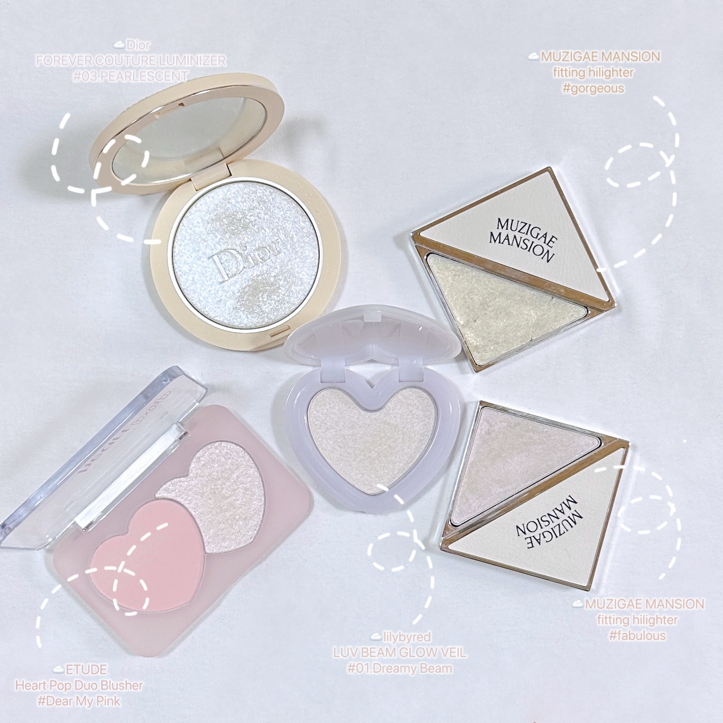 フィッティングハイライター GORGEOUS/MUZIGAE MANSION/パウダーハイライトを使ったクチコミ（2枚目）