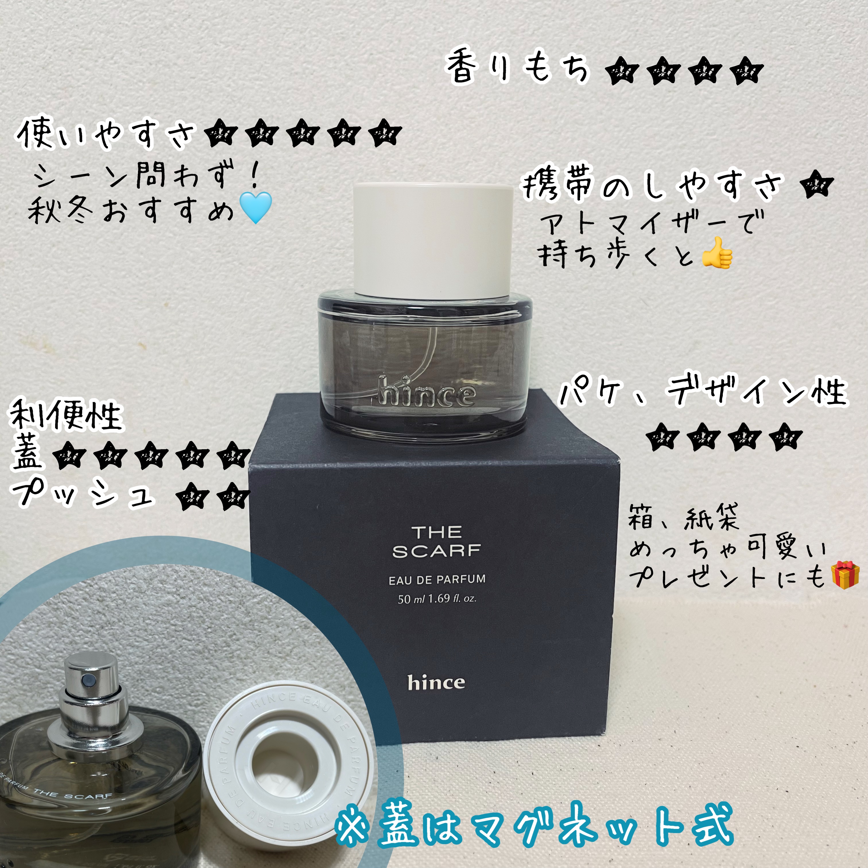 オードゥ パルファム/hince/香水(レディース)を使ったクチコミ（3枚目）