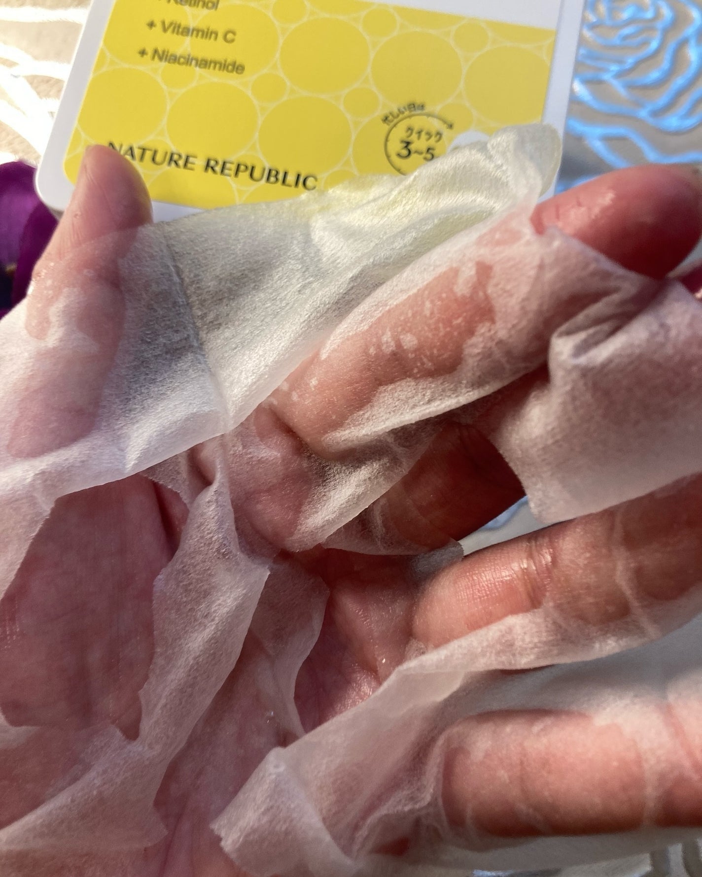 キューブマスク レチノール/ネイチャーリパブリック/シートマスク・パックを使ったクチコミ(5枚目)