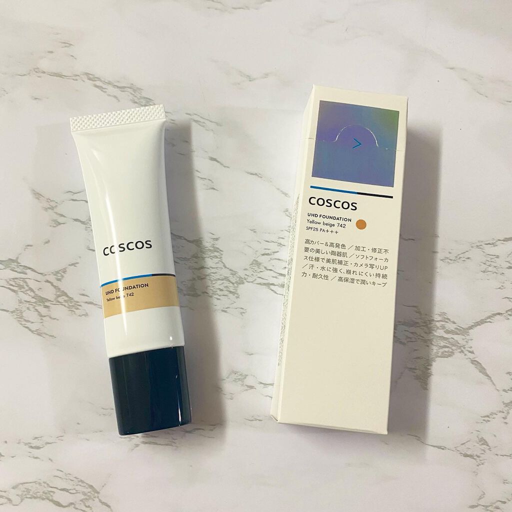 UHDファンデーションホワイト(WH01)/COSCOS/リキッドファンデーションを使ったクチコミ(1枚目)
