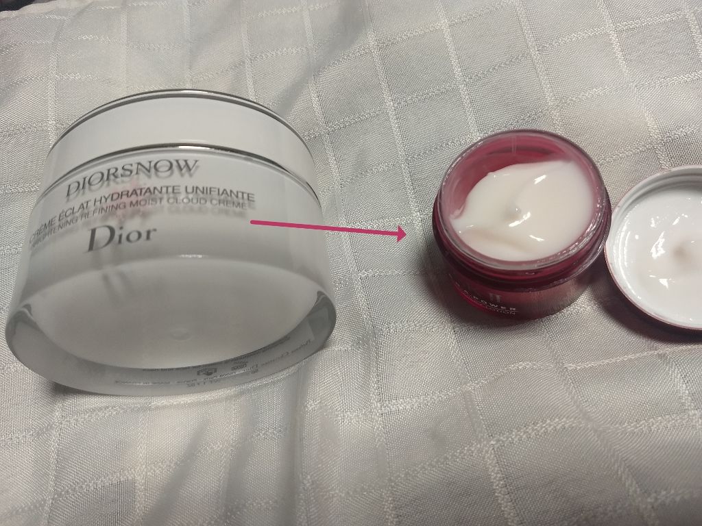 スノー ブライトニング モイスト クリーム/Dior/フェイスクリームを使ったクチコミ（3枚目）