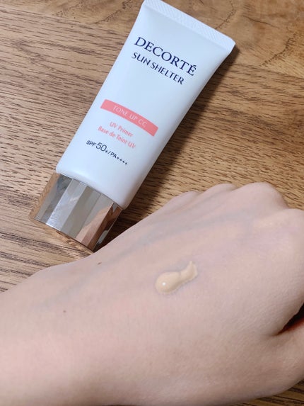サンシェルター マルチ プロテクション トーンアップCC 02ベージュ/DECORTÉ/化粧下地を使ったクチコミ(2枚目)