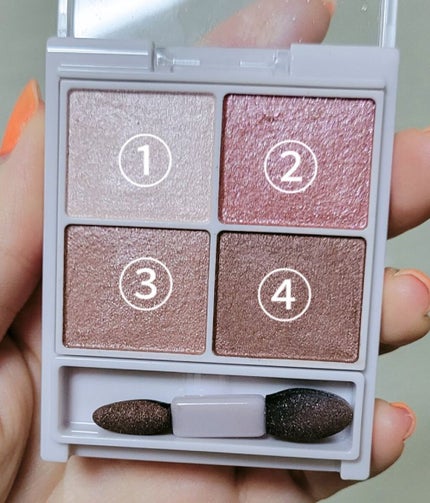 シルキースフレアイズ/キャンメイク/アイシャドウパレットを使ったクチコミ(2枚目)