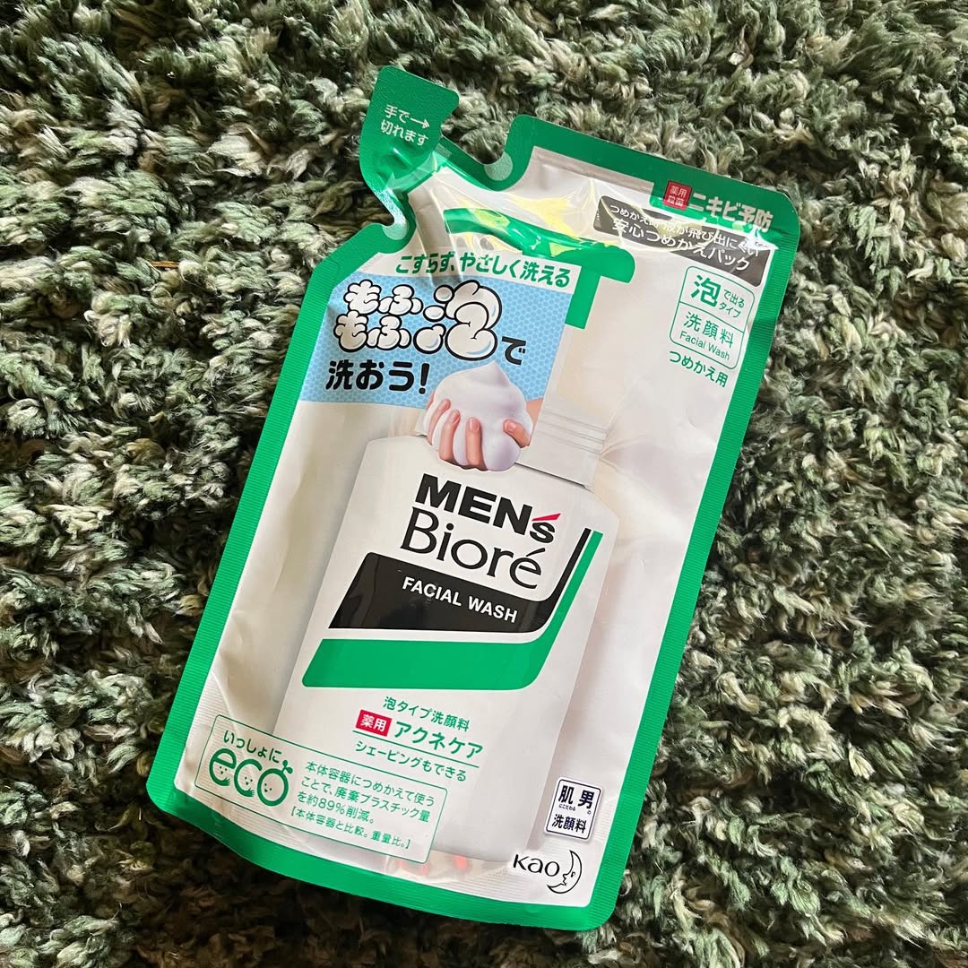 泡タイプ薬用アクネケア洗顔/メンズビオレ/泡洗顔を使ったクチコミ（1枚目）