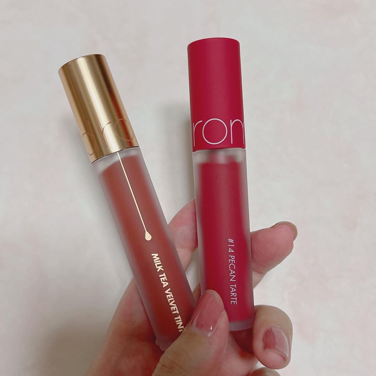 ゼロベルベットティント/rom&nd/リップティントを使ったクチコミ（1枚目）