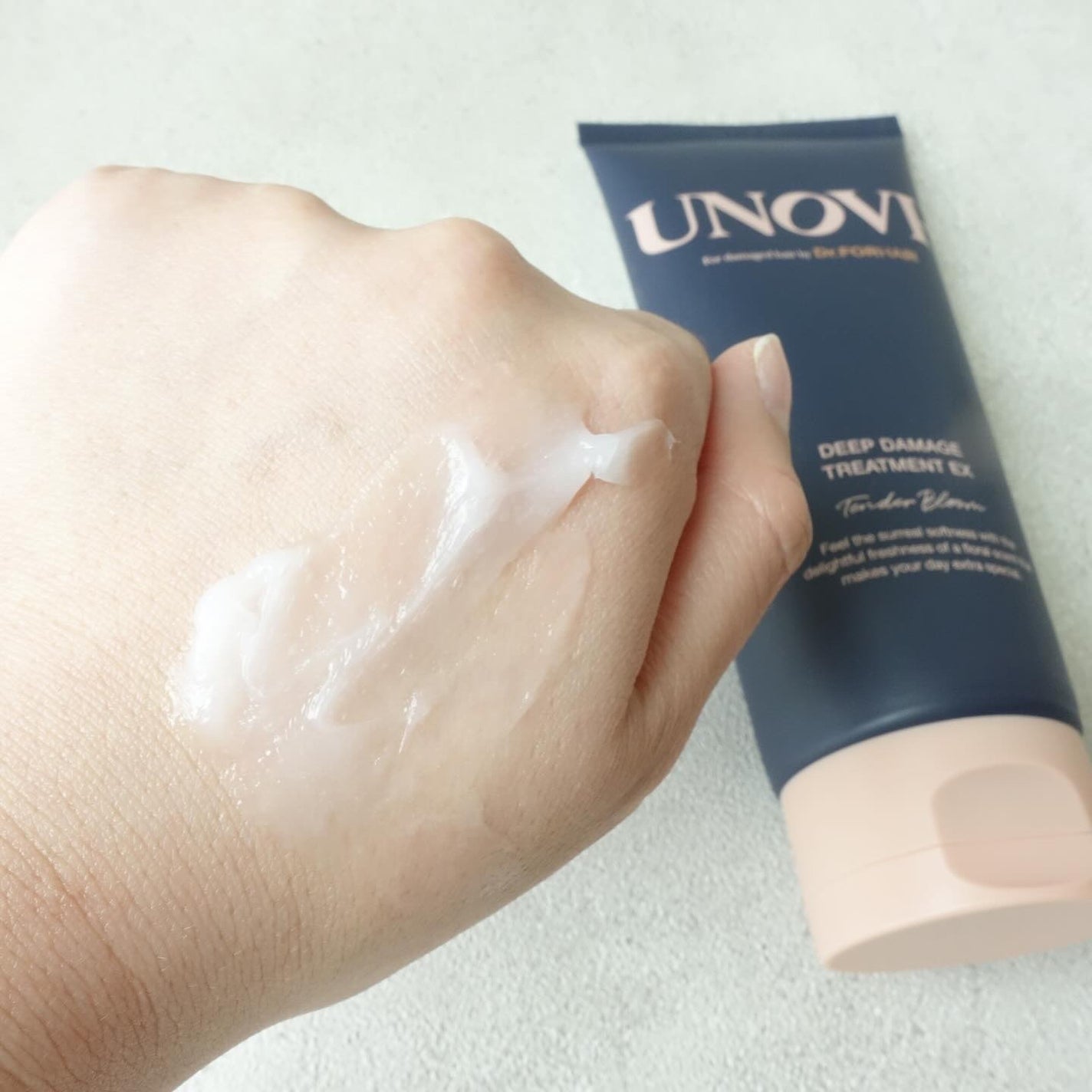 ディープダメージトリートメントEX/UNOVE/洗い流すヘアトリートメントを使ったクチコミ(4枚目)