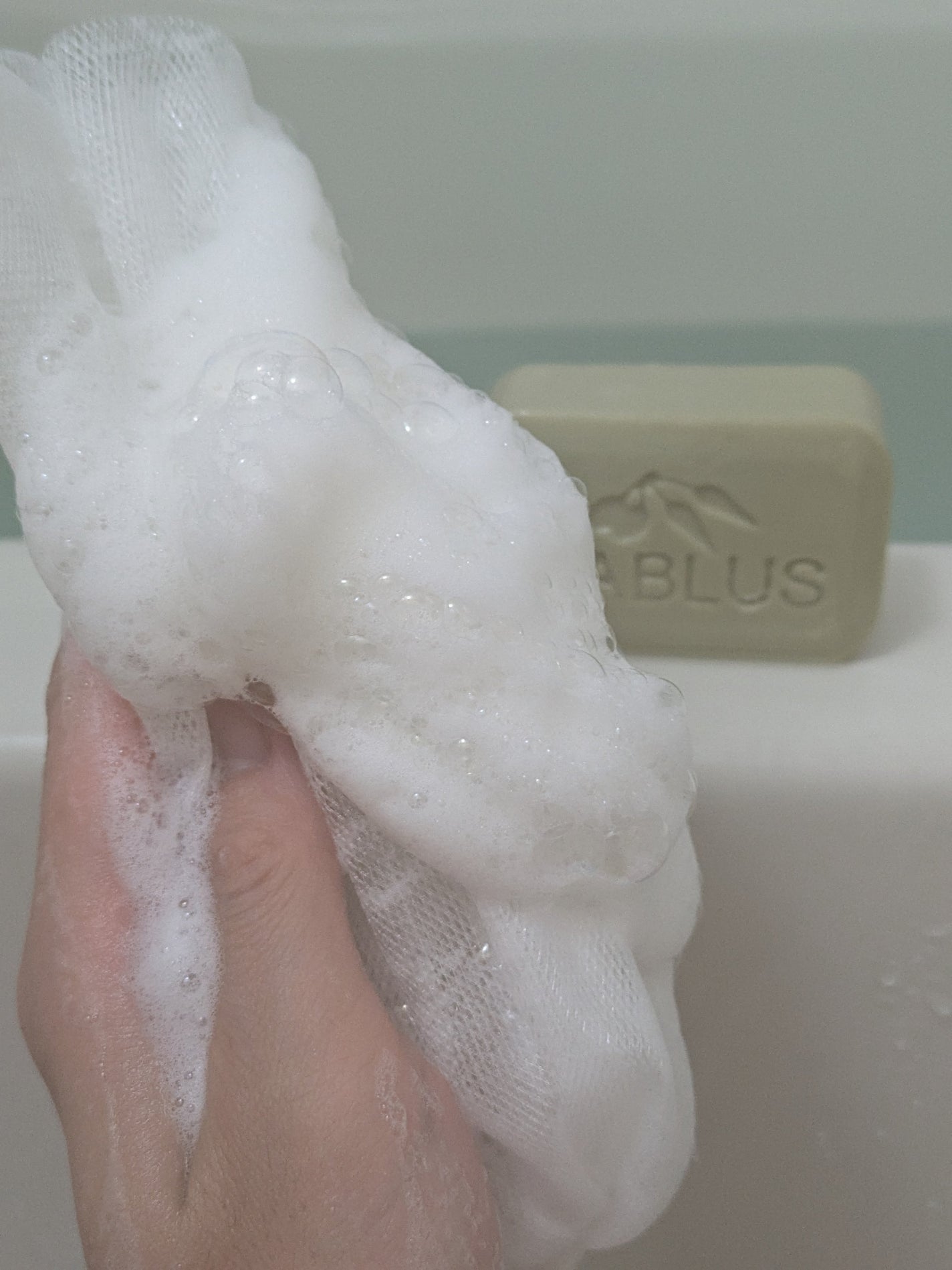 ナーブルスソープ(アボカド)オーガニック・ヴィーガン・フェイシャル&ボディー石鹸/ナーブルスソープ/ボディ石鹸を使ったクチコミ(3枚目)