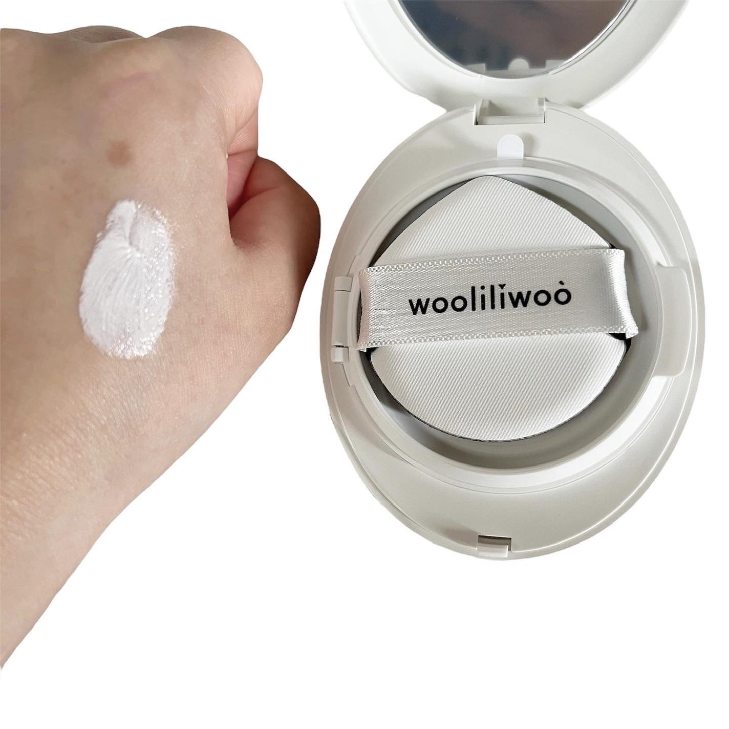 エッグサンクッション/wooliliwoo/日焼け止めローションを使ったクチコミ(3枚目)