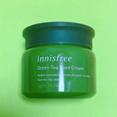 グリーンティーシード クリーム 50ml/innisfree/フェイスクリームを使ったクチコミ（3枚目）