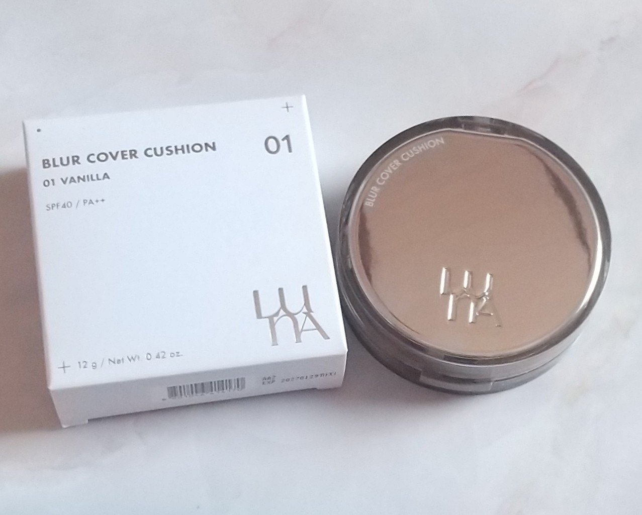 ブラーカバークッション/LUNA/クッションファンデーションを使ったクチコミ（1枚目）