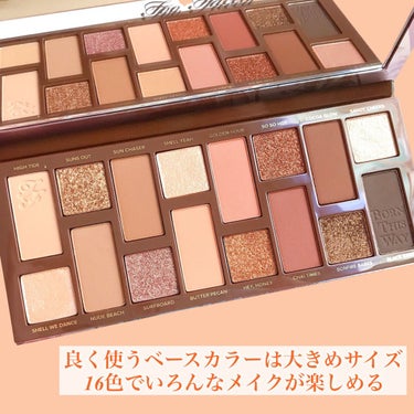 ボーンディスウェイ サンセット ストリップ アイシャドウ パレット/Too Faced/パウダーアイシャドウを使ったクチコミ（3枚目）