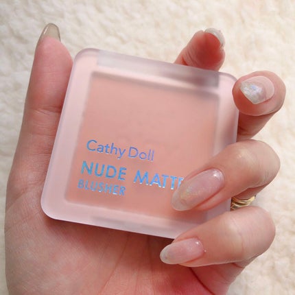 ヌードマットブラッシャー/CathyDoll/パウダーチークを使ったクチコミ(5枚目)