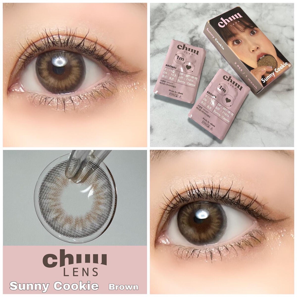 Sunny Cookie/chuu LENS/カラーコンタクトレンズを使ったクチコミ(1枚目)