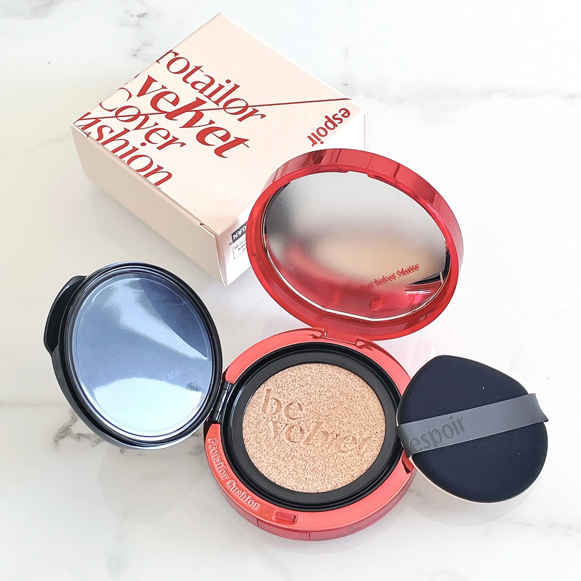 プロテーラービーベルベットカバークッション/espoir/クッションファンデーションを使ったクチコミ（1枚目）