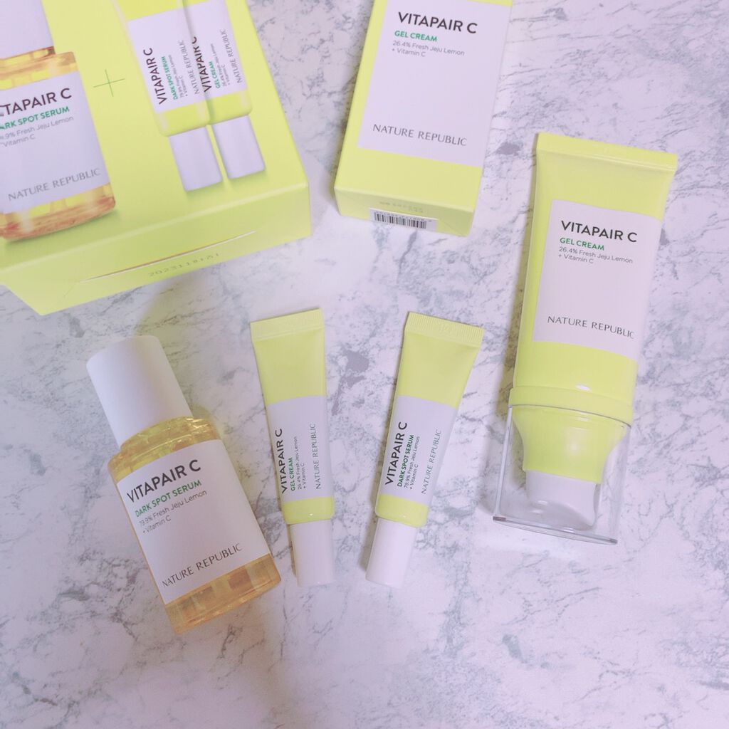 ビタペアC ジェルクリーム/ネイチャーリパブリック/フェイスクリームを使ったクチコミ（1枚目）