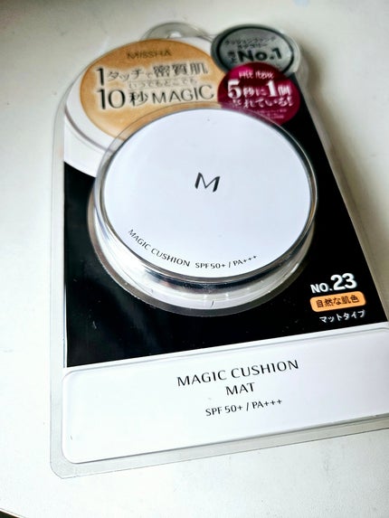 M クッションファンデーション(マット)/MISSHA/クッションファンデーションを使ったクチコミ(2枚目)