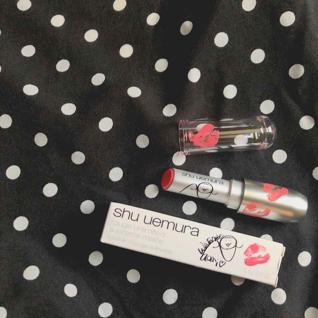 ルージュ アンリミテッド マット/shu uemura/口紅を使ったクチコミ(1枚目)