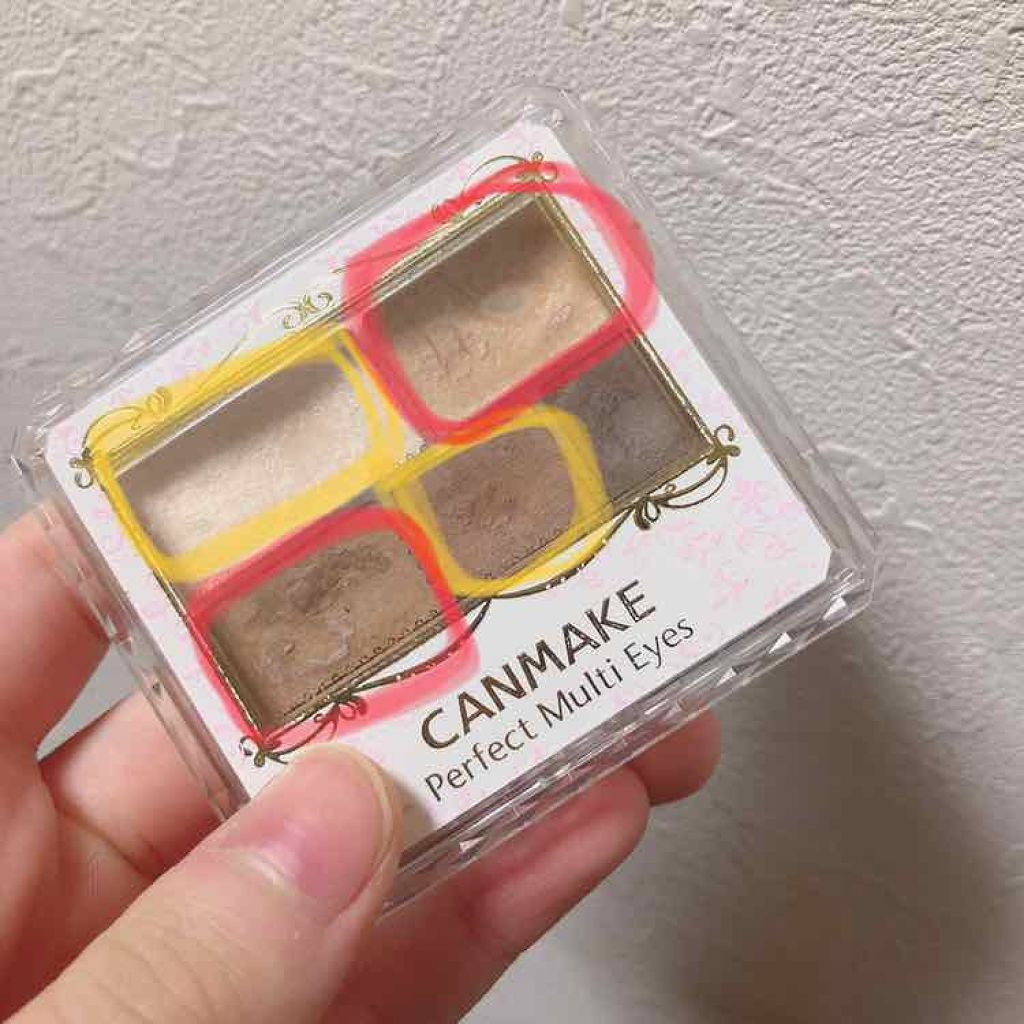 パーフェクトマルチアイズ/キャンメイク/アイシャドウパレットを使ったクチコミ(3枚目)