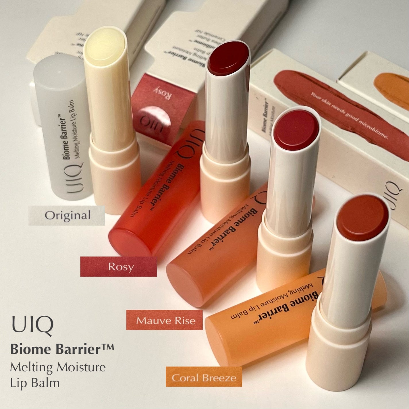 バイオームバリアメルティングモイスチャーリップバーム/UIQ/リップバームを使ったクチコミ(2枚目)