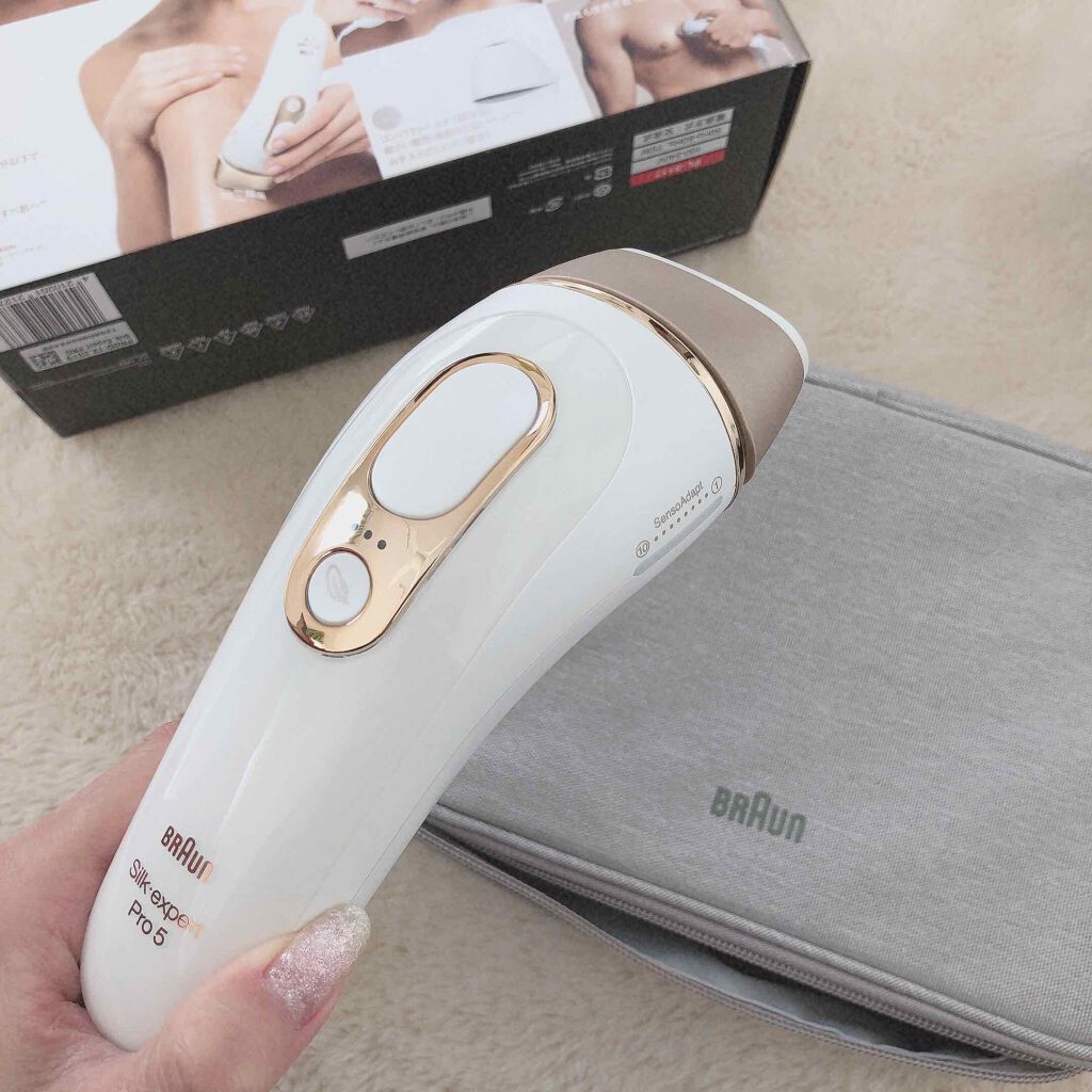 ブラウンシルクエキスパート （光美容器）/ブラウン/家庭用脱毛器を使ったクチコミ（2枚目）