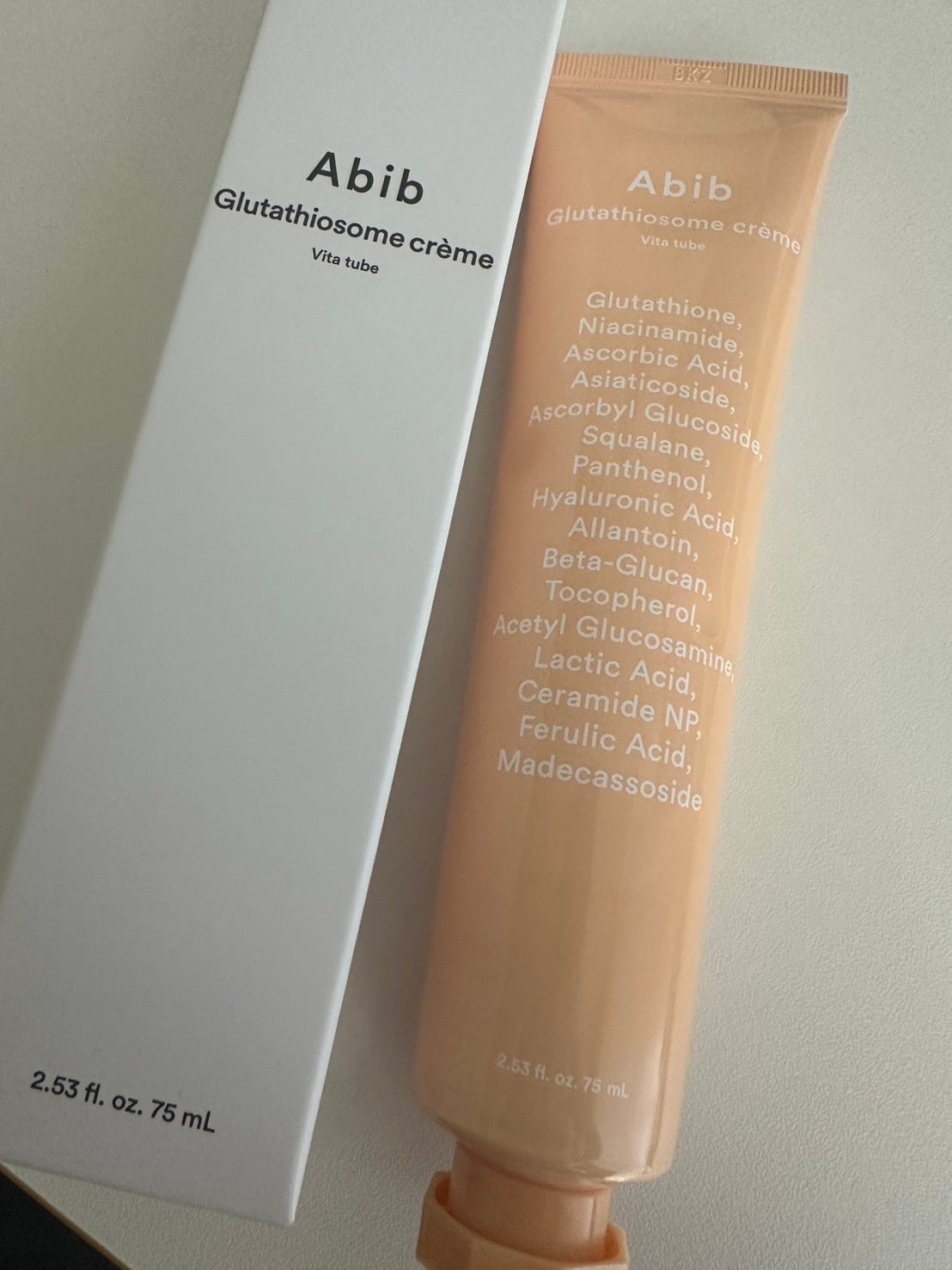 アビブ グルタチオンソームクリームビタチューブ/Abib /フェイスクリームを使ったクチコミ(1枚目)