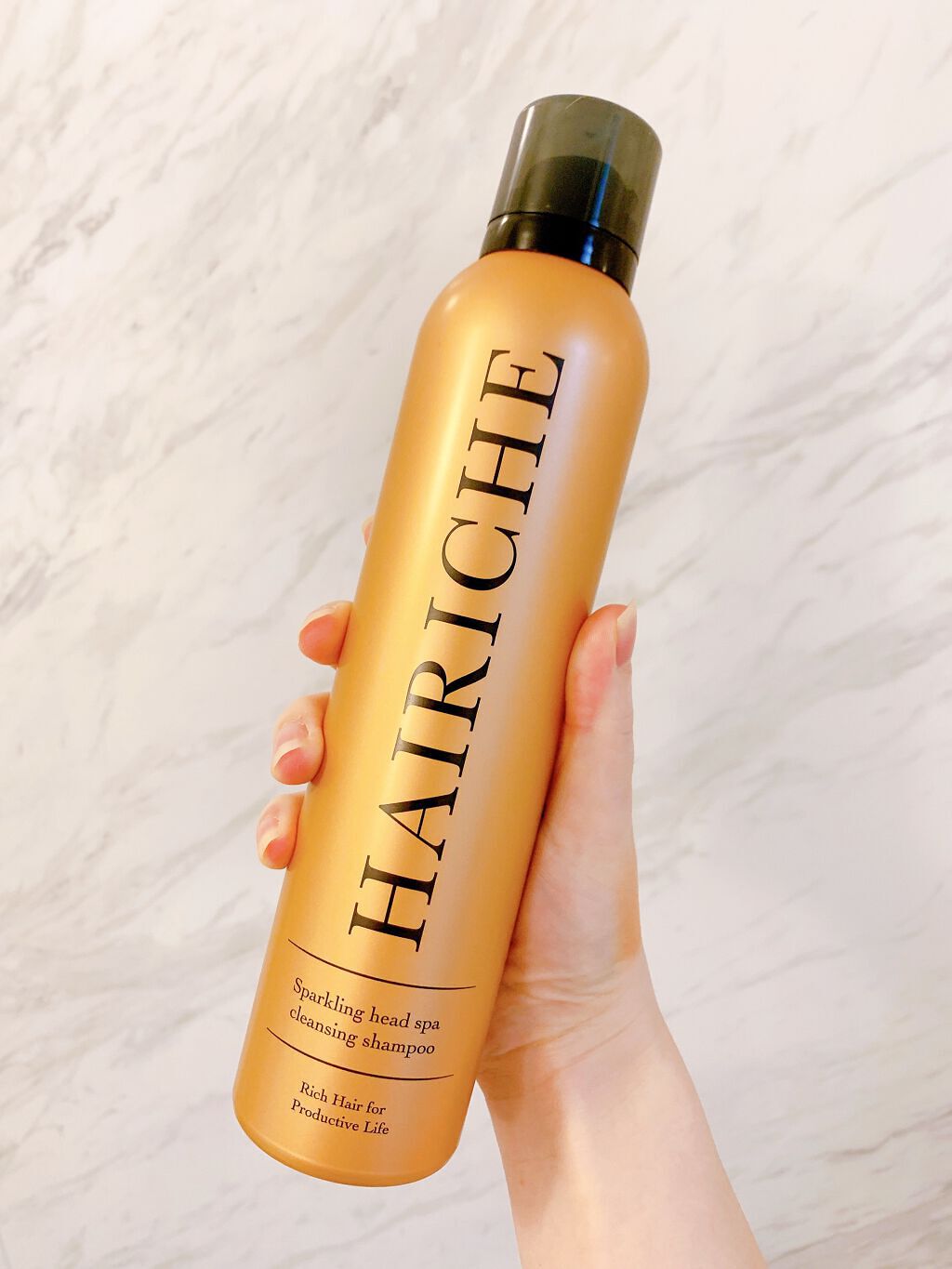 スパークリングヘッドスパクレンジングシャンプー/HAIRICHE/市販シャンプーを使ったクチコミ（3枚目）
