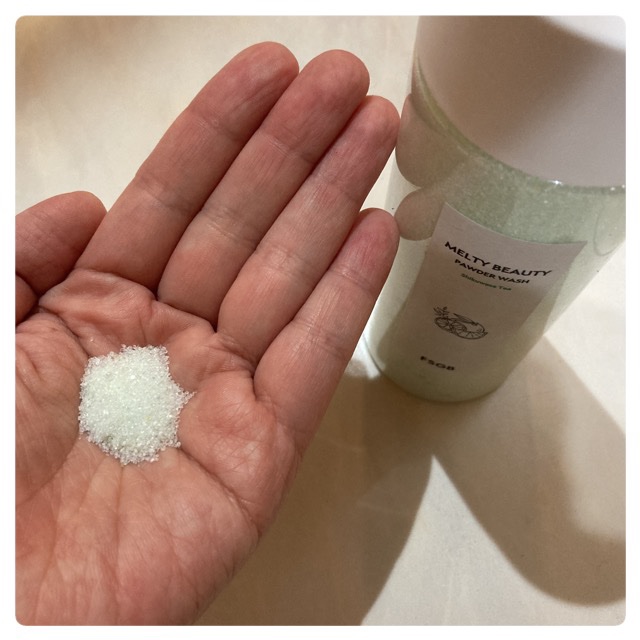 沖縄とろみ美容 パウダーウォッシュ シークヮーサーティー/FSGB/洗顔パウダーを使ったクチコミ（2枚目）