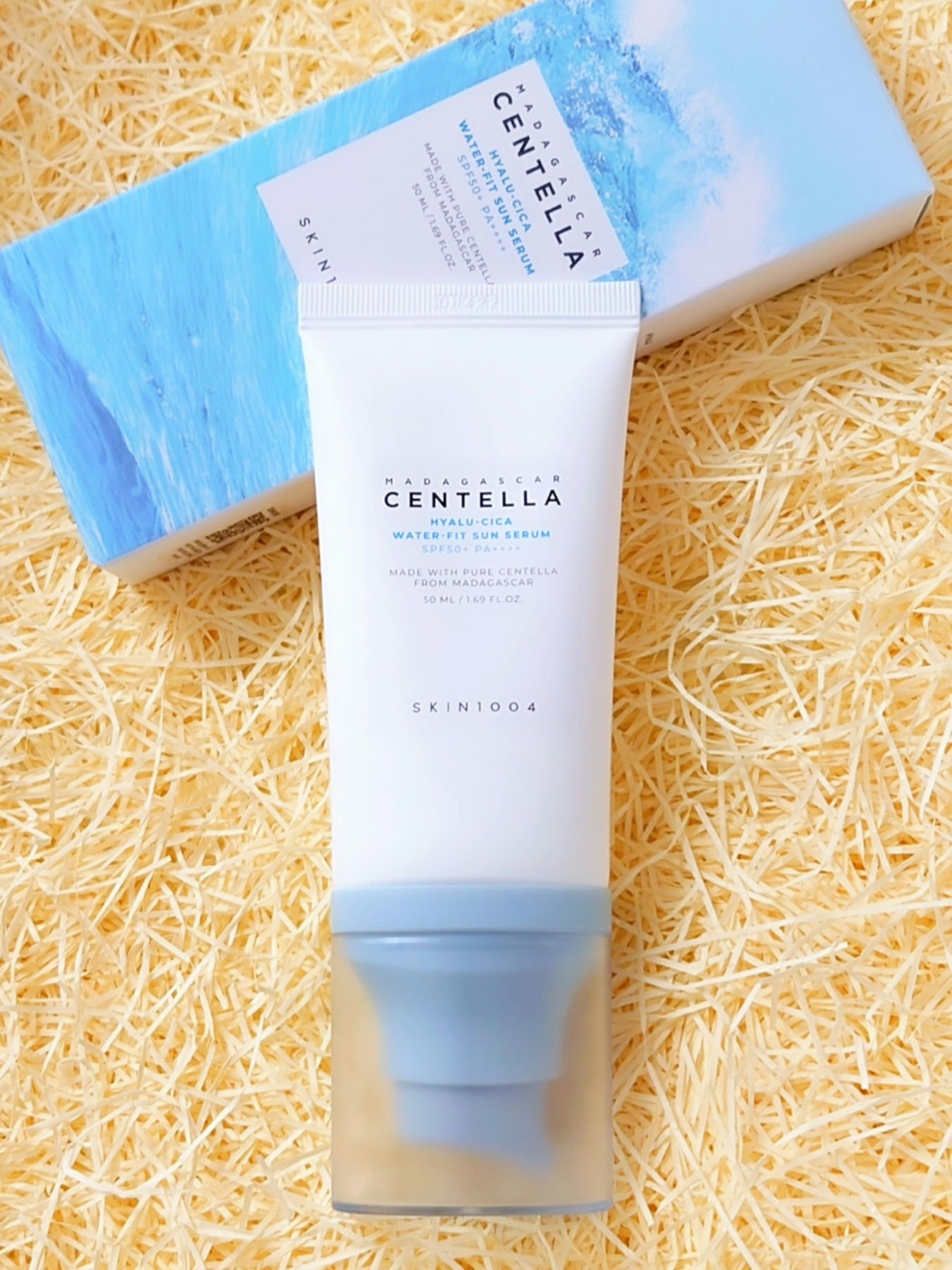 ヒアルーシカ ウォーターフィット サンセラム/SKIN1004/日焼け止めローションを使ったクチコミ（1枚目）