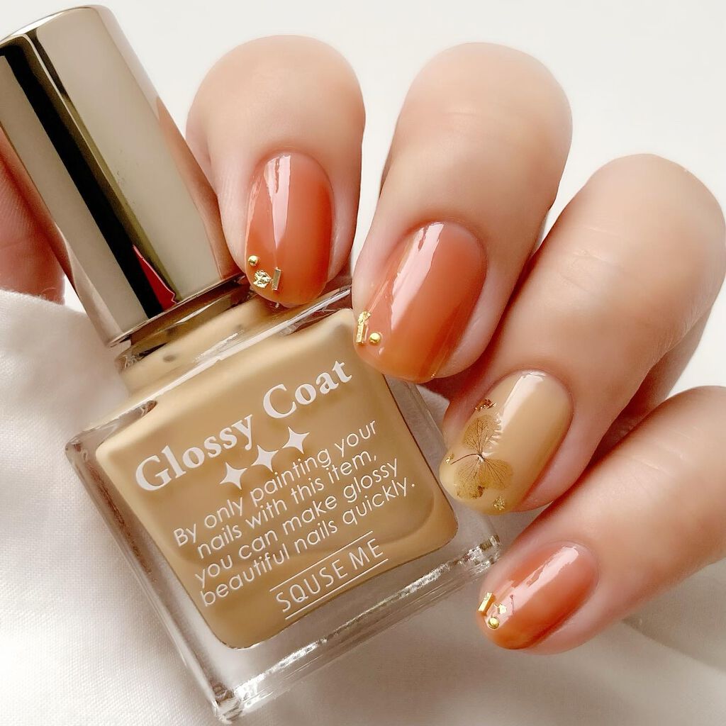 グロッシーコート/スキューズミー/オールインワンネイルを使ったクチコミ（1枚目）
