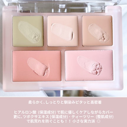 コンシールブレンダーパレット/LUNA/パレットコンシーラーを使ったクチコミ(4枚目)