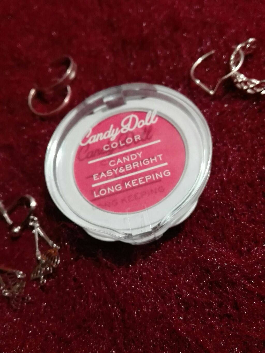 キャンディパウダーチーク アプリコットコーラル/CandyDoll/パウダーチークを使ったクチコミ（1枚目）