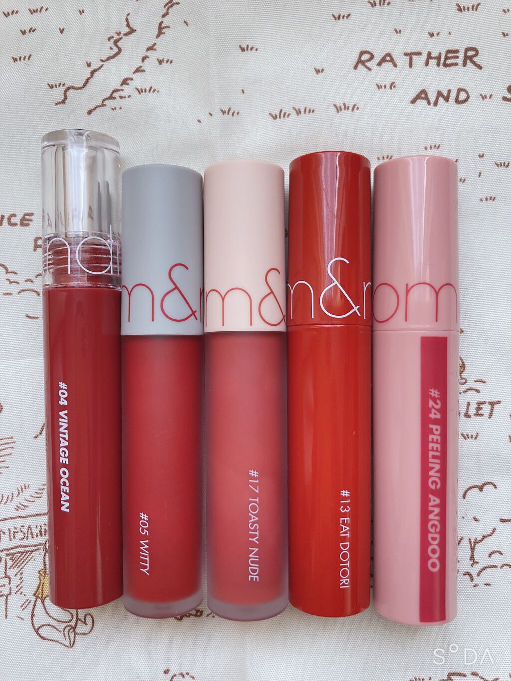 ジューシーラスティングティント/rom&nd/リップティントを使ったクチコミ（1枚目）