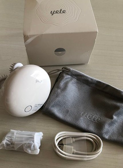 ヘッドスパ 電動頭皮ブラシ/yete/ヘッドマッサージャーを使ったクチコミ(1枚目)