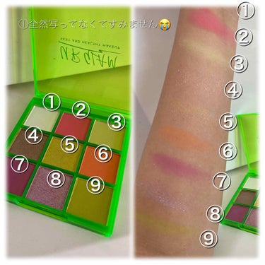 UR GLAM　BLOOMING EYE COLOR PALETTE/U R GLAM/パウダーアイシャドウを使ったクチコミ（3枚目）