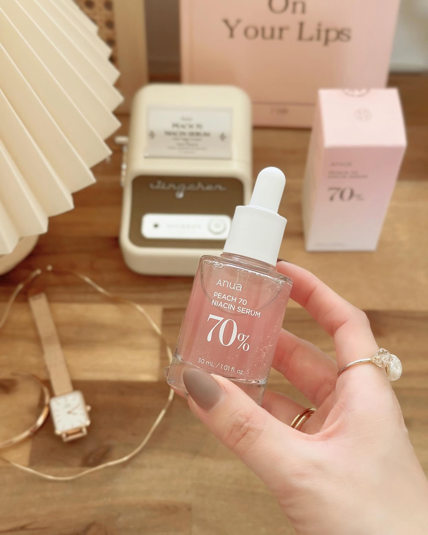 桃70%ナイアシンセラム/Anua/美容液を使ったクチコミ（1枚目）