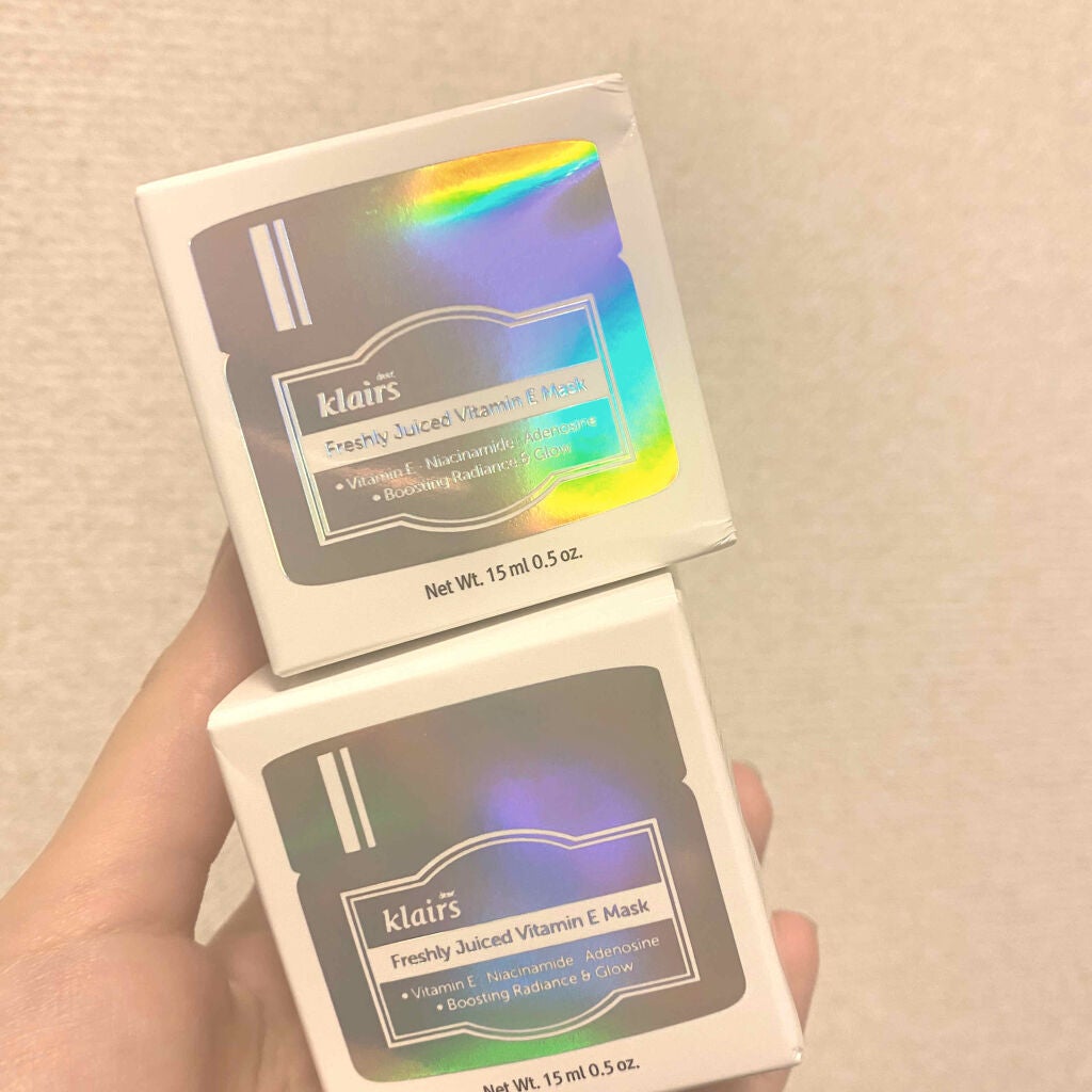 フレッシュリージュースドビタミンEマスク(90g)/Klairs/フェイスクリームを使ったクチコミ(1枚目)