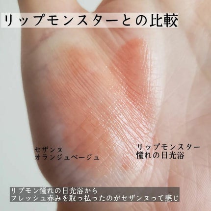 リップカラーシールド/CEZANNE/口紅を使ったクチコミ(5枚目)