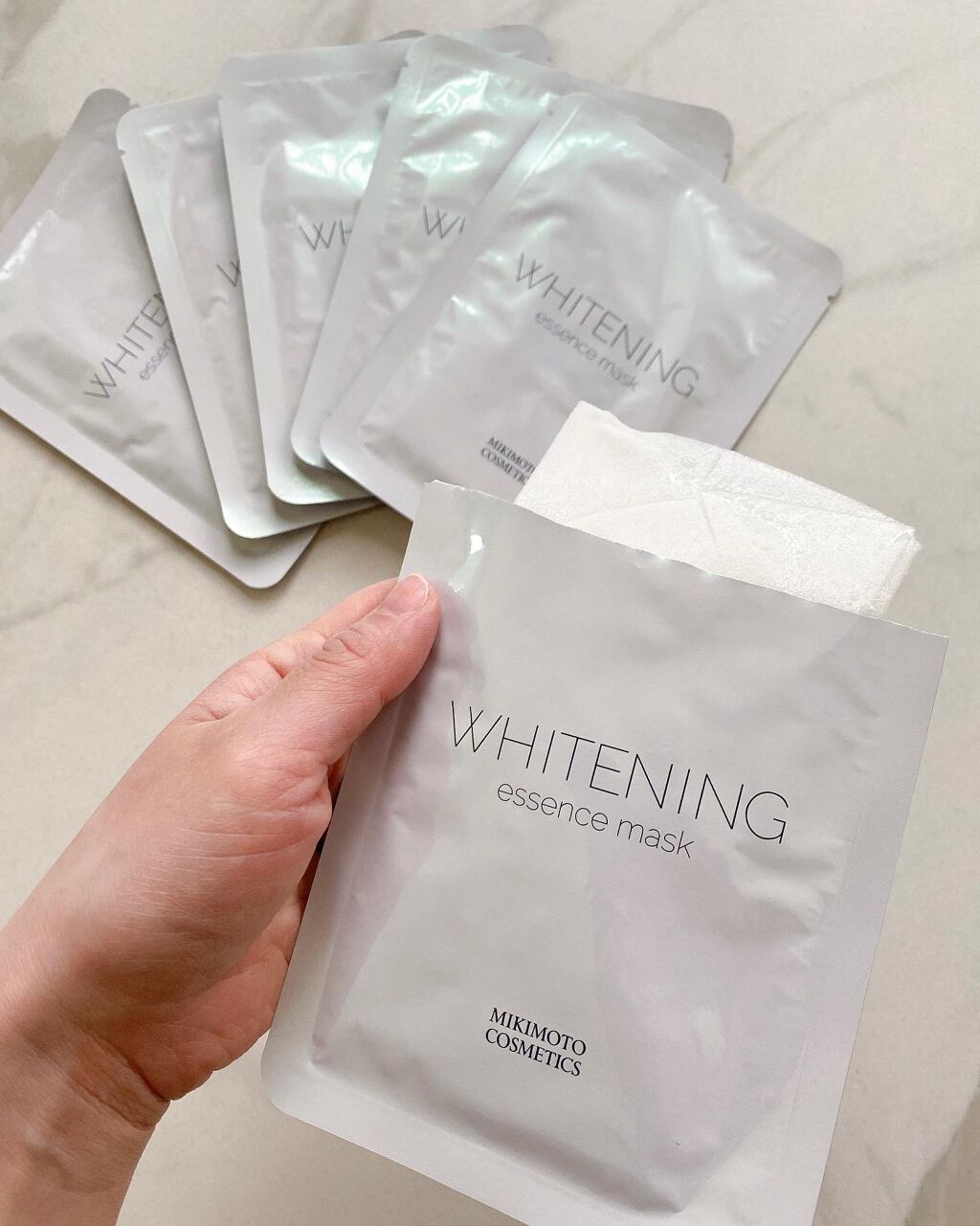 ホワイトニング エッセンスマスク/ミキモト コスメティックス/シートマスク・パックを使ったクチコミ(2枚目)