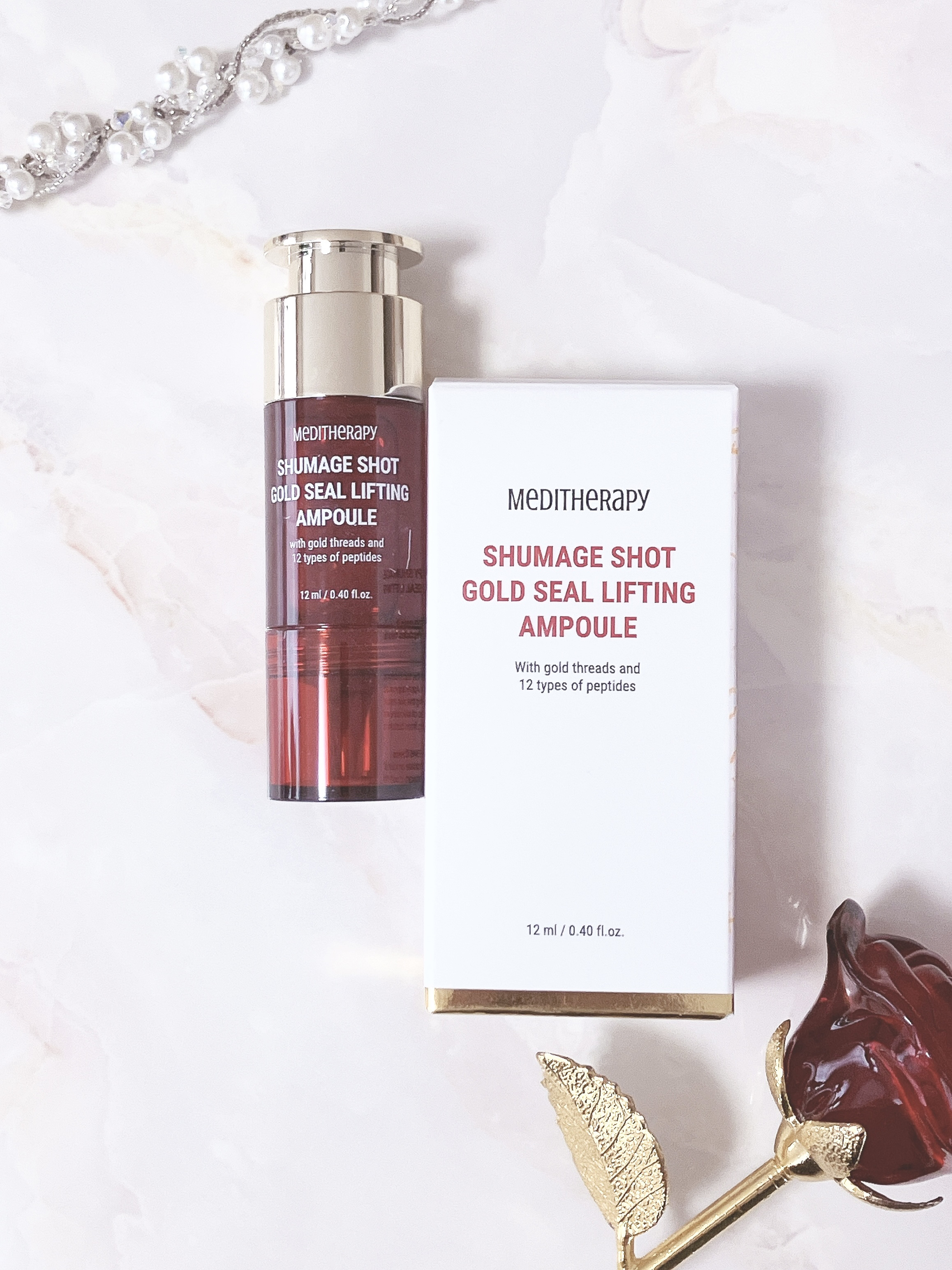 シューマジショットゴールド糸リフティングアンプル/MEDITHERAPY/美容液を使ったクチコミ（1枚目）