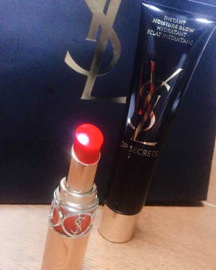 ルージュ ヴォリュプテ シャイン/YVES SAINT LAURENT BEAUTE/口紅を使ったクチコミ(1枚目)