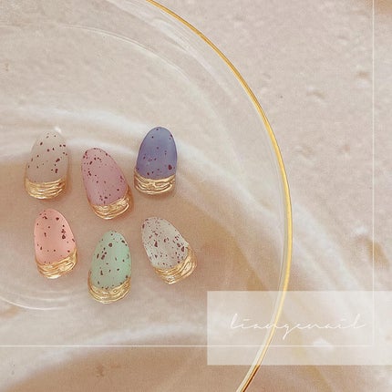 Yuki on LIPS 「.ダルメシアンジェル❤︎....Liangenail《リアンシ..」(1枚目)