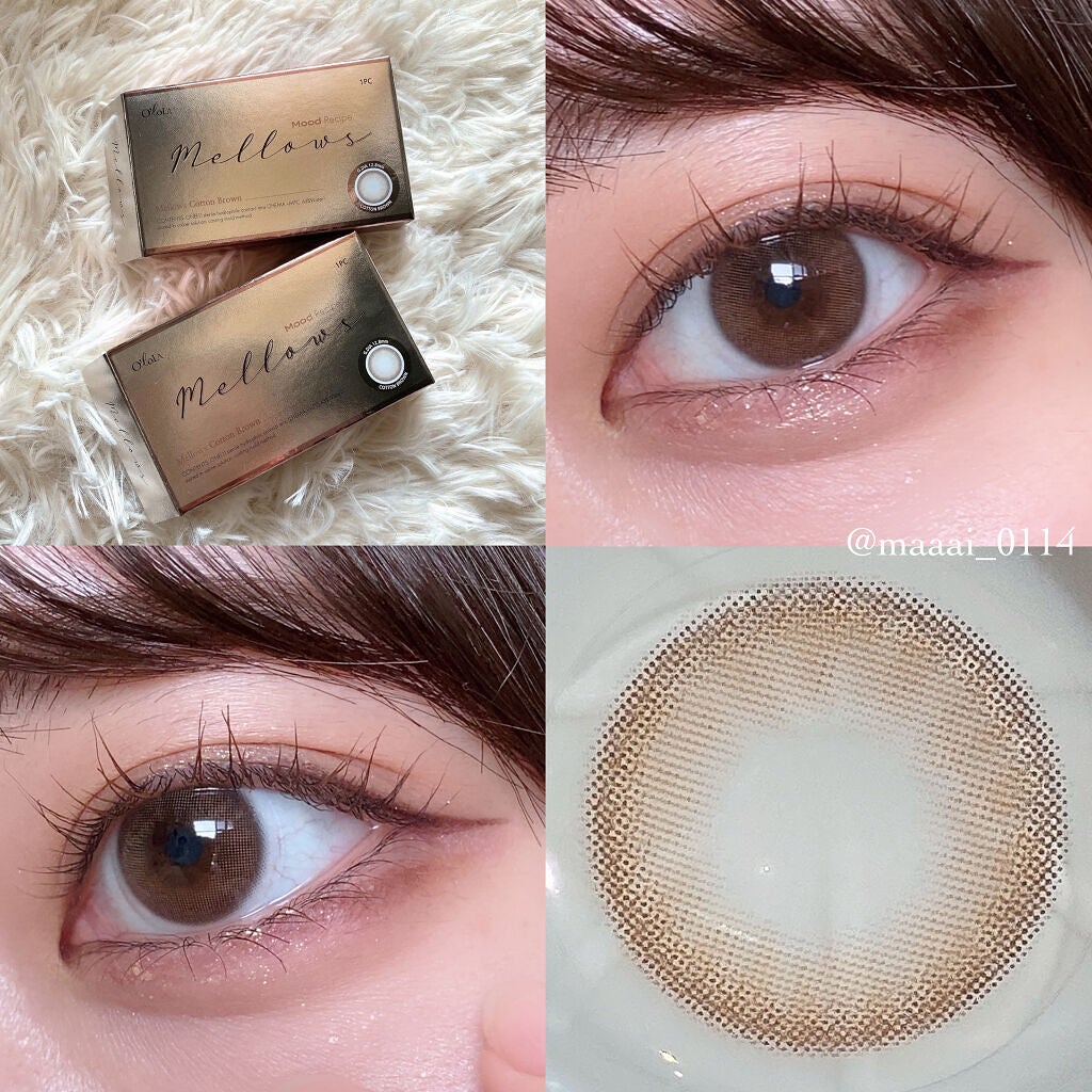 メローズ(Mellows)/OLOLA/カラーコンタクトレンズを使ったクチコミ(4枚目)