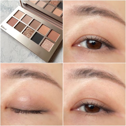 ニューデップスアイシャドウパレット/hince/アイシャドウパレットを使ったクチコミ(1枚目)