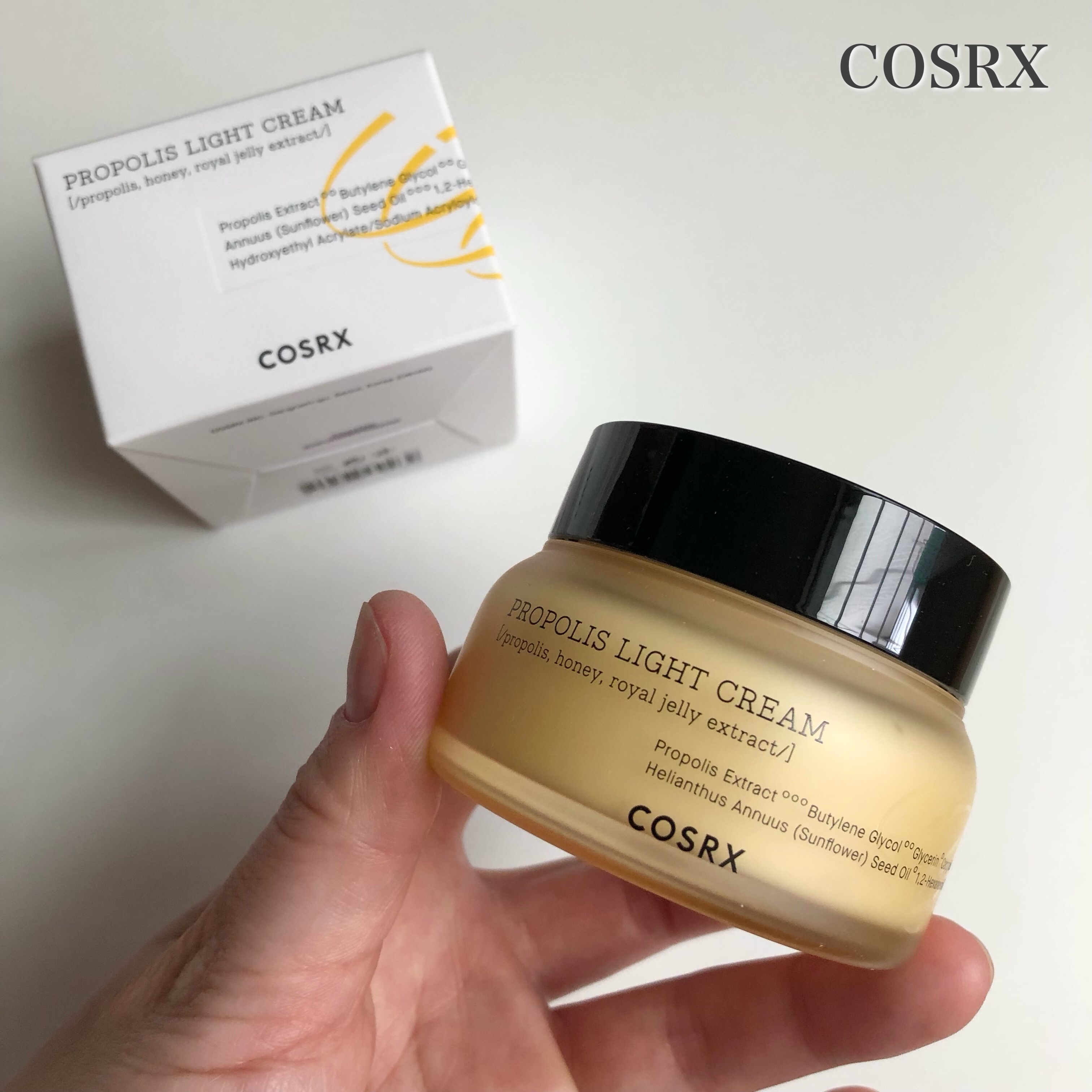 フルフィットプロポリスライトクリーム/COSRX/フェイスクリームを使ったクチコミ（1枚目）