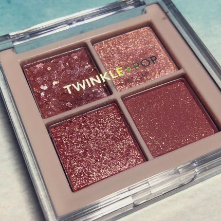 TWINKLE POP Pearl Flex Glitter Eye Palette/CLIO/アイシャドウパレットを使ったクチコミ(1枚目)
