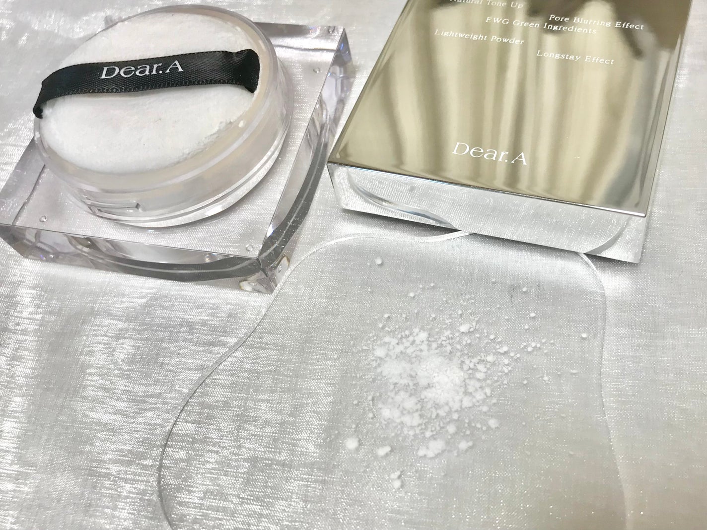フェイス ブラー フィニッシング パウダー/Dear.A/ルースパウダーを使ったクチコミ(3枚目)