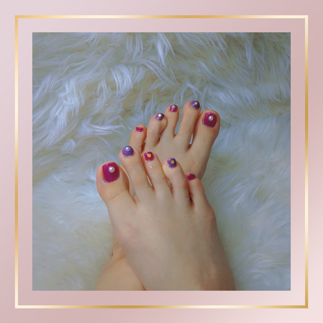 ジェルネイル（ライト対応）/セリア/ジェルネイルを使ったクチコミ（1枚目）