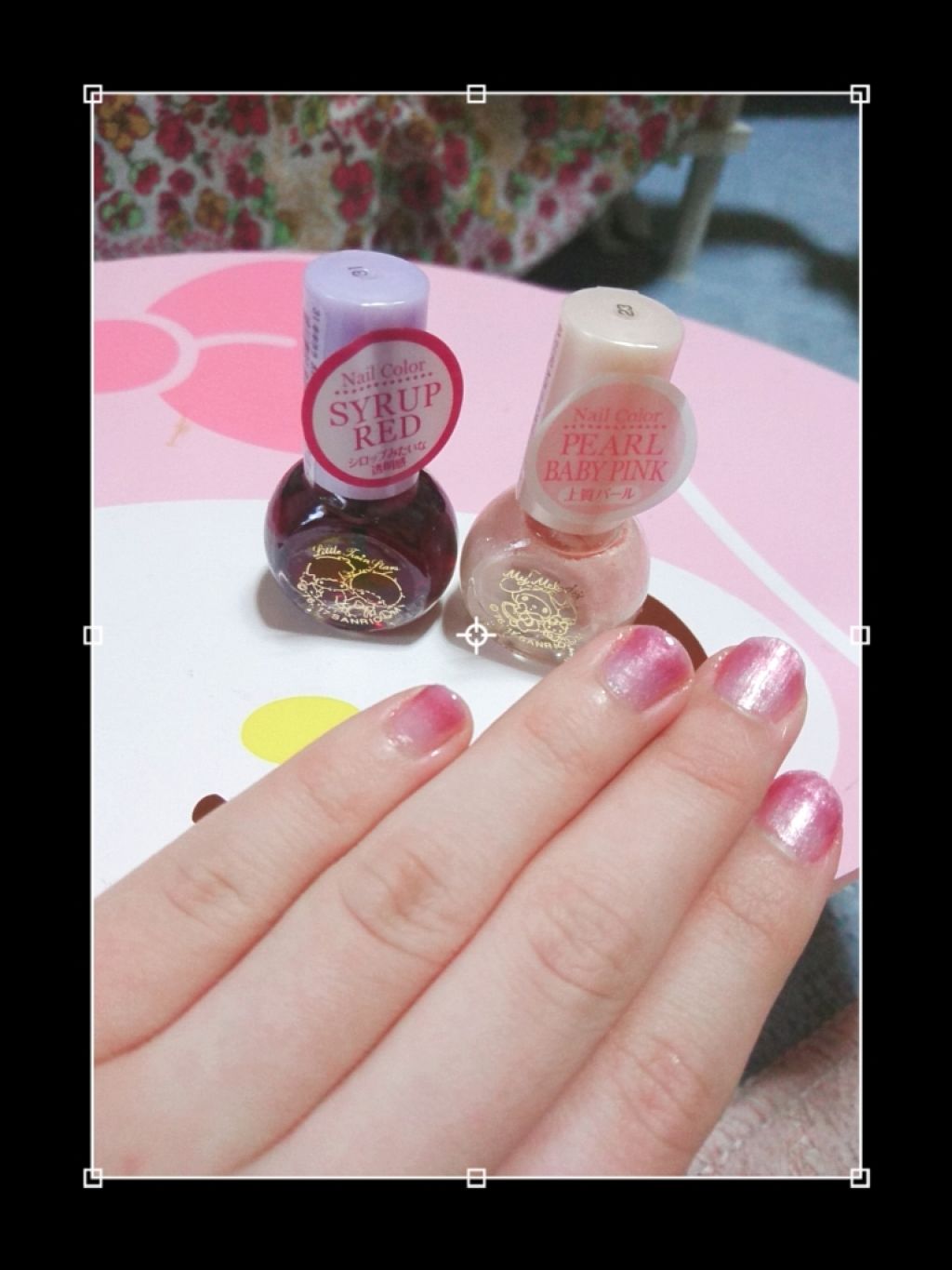 サンリオネイル/DAISO/マニキュアを使ったクチコミ(1枚目)