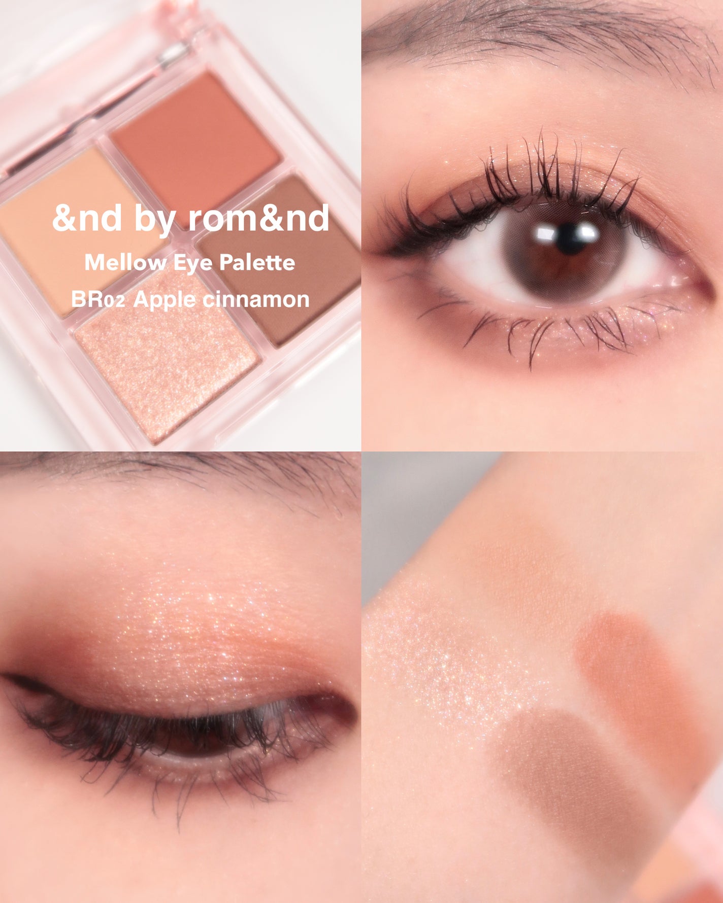 アンドバイロムアンド メロウアイパレット/&nd by rom&nd/アイシャドウパレットを使ったクチコミ(6枚目)