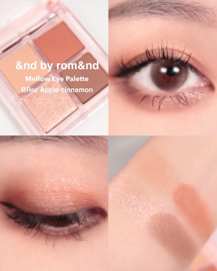 アンドバイロムアンド メロウアイパレット/&nd by rom&nd/アイシャドウパレットを使ったクチコミ(6枚目)